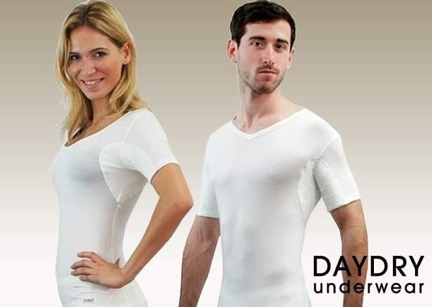 tee shirt anti transpirant daydry pour homme et femme